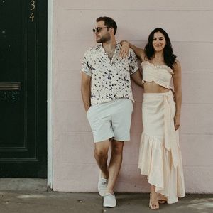 LPA Golden Gingham Set